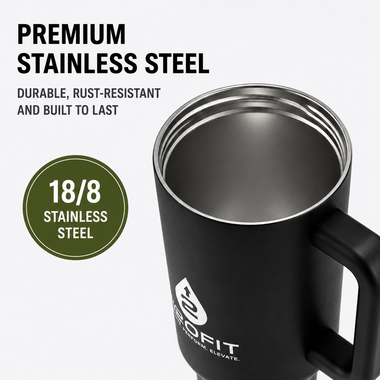 Customize H2OFIT leak Proof Tumbler (Black