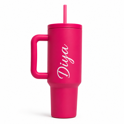 H2OFIT Pink Stainless Steel - Leakage Proof - Insulated Tumbler