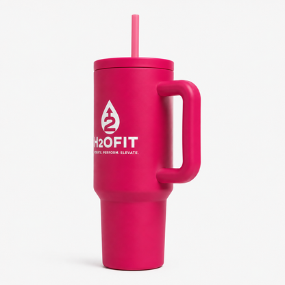 H2OFIT Pink Stainless Steel - Leakage Proof - Insulated Tumbler