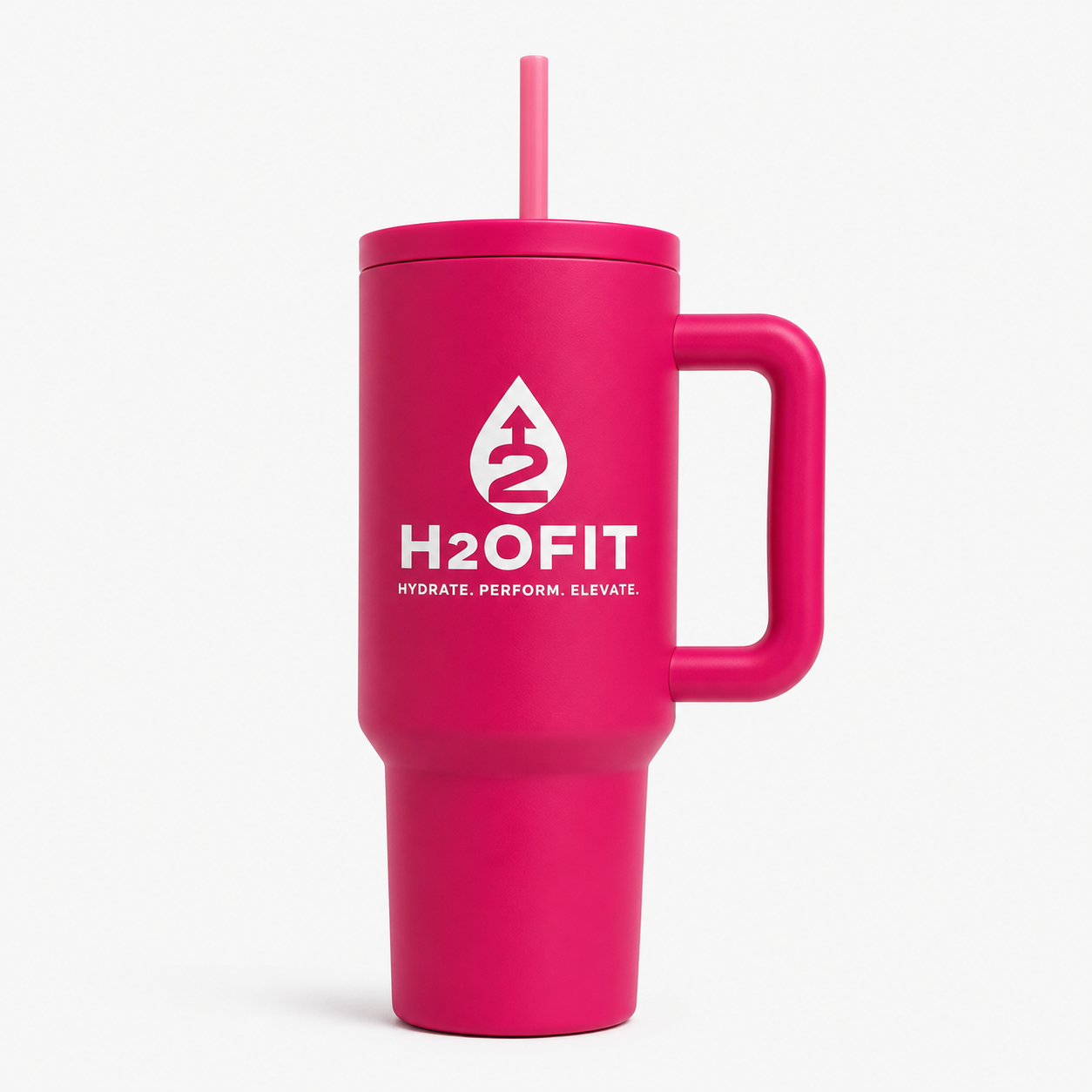 H2OFIT Pink Stainless Steel - Leakage Proof - Insulated Tumbler