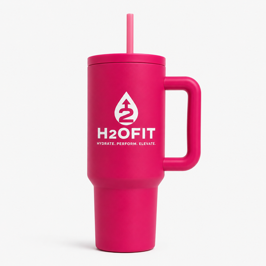 H2OFIT Pink Stainless Steel - Leakage Proof - Insulated Tumbler